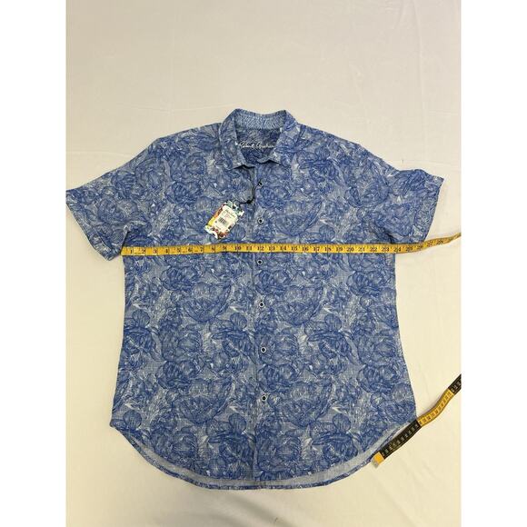 Robert Graham Blue Floral Casual Button Down Shirt - Picture 6 of 11